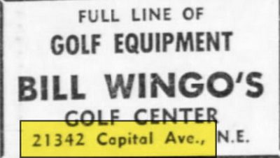 Karls Golfland (Bill Wingos Golf Center) - Aug 22 1969 Ad